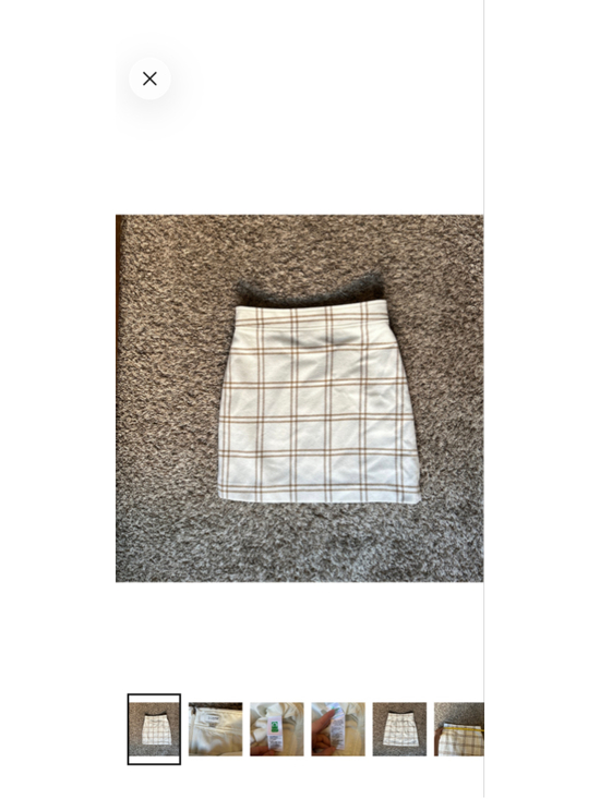 J.Crew Dresses & Skirts - Women's J.Crew Wool Blend Plaid Mini Skirt, Size 4, White and Beige Preppy